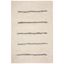 Kenya Ivory and Grey 6' x 9' Hand-Knotted Wool Area Rug