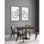 Set of 2 Black Bicycle Canvas Prints with Frames