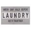 Gray Rectangular Tufted Laundry Accent Rug