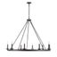 Telta 10-Light Oil Rubbed Bronze Candle Chandelier