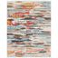 Ivory Multicolor Abstract Distressed 8' x 10' Area Rug