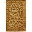 Handmade Gold Wool Tufted Reversible Rug, 4' x 6'