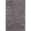 Gray Hand-Tufted Shag Area Rug with Cotton Backing