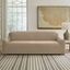 SureFit Hampstead Stretch Velvet Extra Large Beige Sofa Slipcover