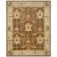 Antiquity Hand Tufted Brown and Beige Wool Area Rug