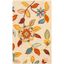 Blossom Beige and Multicolor Floral Wool Area Rug