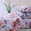 Juliette Red Floral Print Queen Microfiber Deep Pocket Sheet Set