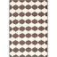 Brown and Ivory Geometric Wool Flat Woven Area Rug