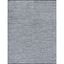 Coastal Charm Gray Cotton 8' x 10' Flat Woven Reversible Rug