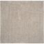 Luxurious Gray Square Shag Area Rug - Easy Care Synthetic