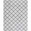 Gray and Ivory Hand-Tufted Wool Geometric 8' x 10' Area Rug