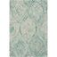 Coastal Breeze Ivory & Sea Blue Hand-tufted Wool Area Rug - 2' x 3'