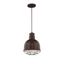 Architectural Bronze Indoor/Outdoor Deep Bowl Pendant Light