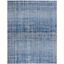 Adirondack Blue and Silver Abstract 9' x 12' Area Rug