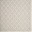 Ivory Coast Hand-Tufted Wool 4' Square Braided Rug