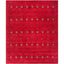 Handmade Red Wool Tufted 8' x 10' Rectangular Rug