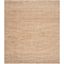 Coastal Charm Square Natural Jute 6' Area Rug