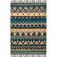 Aspen 6' x 9' Blue Wool Tufted Reversible Area Rug