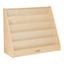 Natural Birch Single-Sided Kids Book Display Shelf