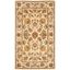 Ivory Rectangular Hand-Tufted Wool Area Rug