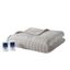 King Gray Microplush Wi-Fi Heated Electric Blanket