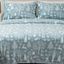 King Enchanted Woods Blue Velvet Plush Fleece Sheet Set