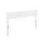 Boston White Wood Queen Panel Headboard