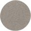 Grey Mocha Round Geometric Synthetic Washable Area Rug