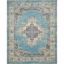 Traditional Geometric Blue Synthetic 8' x 10' Area Rug