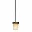 Hendrik 7.5" Olde Bronze Mini Pendant Light with Glass Shade