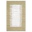 Ivory and Olive Hand-Woven Cotton Montauk 5' x 8' Area Rug