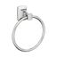 Chrome Wall Mounted Towel Ring with 7-7/16 inch Width