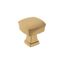 Champagne Bronze Square Cabinet Knob with Mounting Hardware