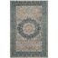 Sofia Contemporary Classic Light Grey & Blue 2' x 3' Synthetic Area Rug