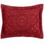 Rio Burgundy Cotton Chenille Tufted Standard Pillow Sham