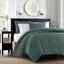 Balsam Green Reversible Full Microfiber Quilt Set