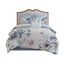 Madison Park King Blue Floral Cotton Comforter Set