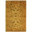 Elegant Olive and Gold Hand-Tufted Wool Area Rug - 54" x 16"