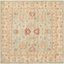 Antiquity Blue and Beige Hand-Tufted Wool Square Rug