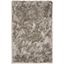 Gray Hand-Tufted Shag Synthetic 4' x 6' Area Rug