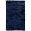 Indochine Dark Blue Hand-Tufted Shag Area Rug