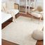 Ivory Hand-Tufted Wool Rectangular Area Rug 3' x 5'