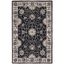 Jardin Black and Ivory Floral Hand-Tufted Wool Rug