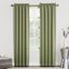 Sage Green Blackout Polyester Rod Pocket Curtain Panel