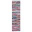 Handmade Multi-Color Cotton and Wool Striped Runner Rug