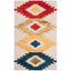 Ivory Multicolor Handmade Wool 4' x 6' Reversible Area Rug