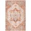 Elegant Ivory Hand-Knotted 4' x 6' Synthetic Easy Care Rug