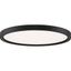 Elegant 15" Bronze & Nickel LED Flush Mount for Indoor/Outdoor