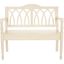 Transitional Gothic-Inspired White Pine Bench - 40"