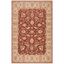 Sumak Red and Beige Wool 6' x 9' Handmade Area Rug